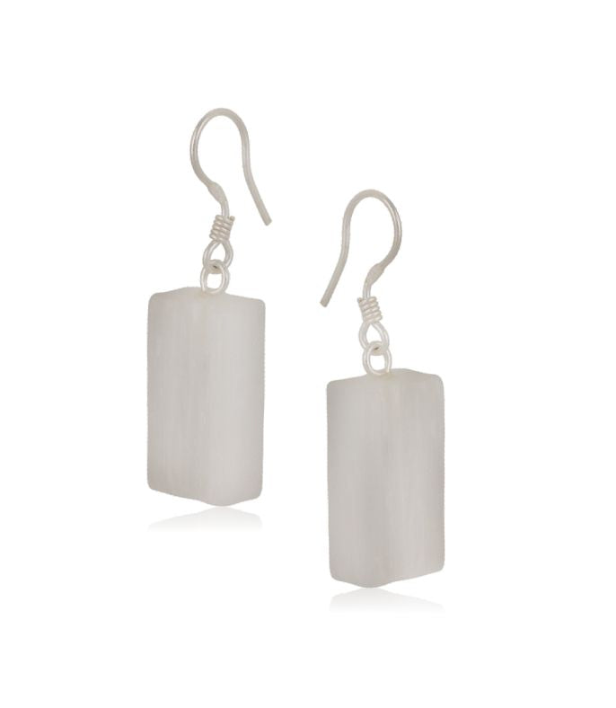 Selenite Earring