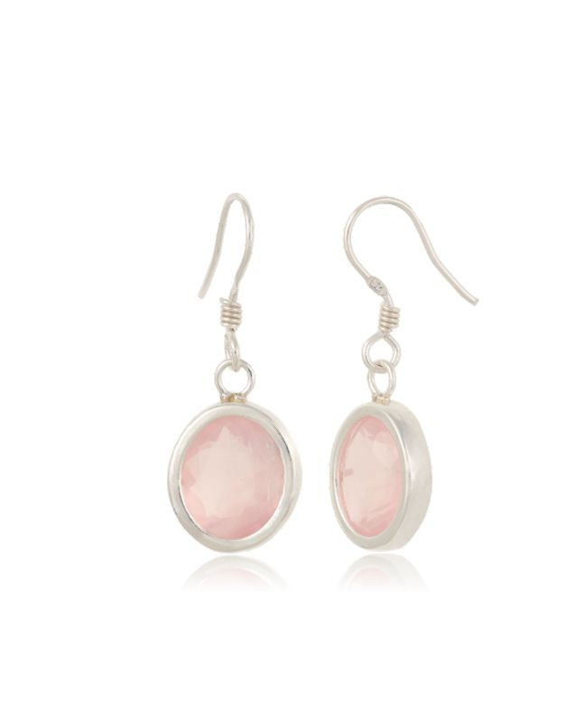 Rose Quartz Earring