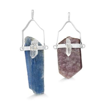 Kyanite or Lepdolite Pendant