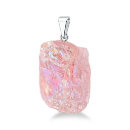 Metallic Stone Quartz Pendant