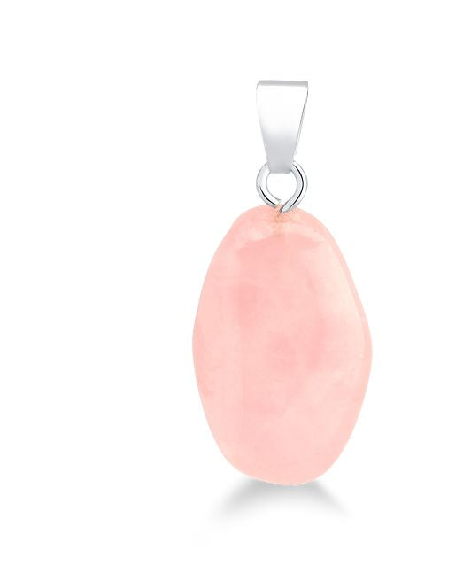 Rose Quartz Polished Pendant