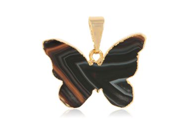 Butterfly shaped Agate Pendant