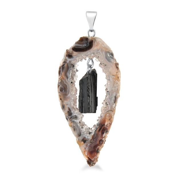 External Geode Pendant