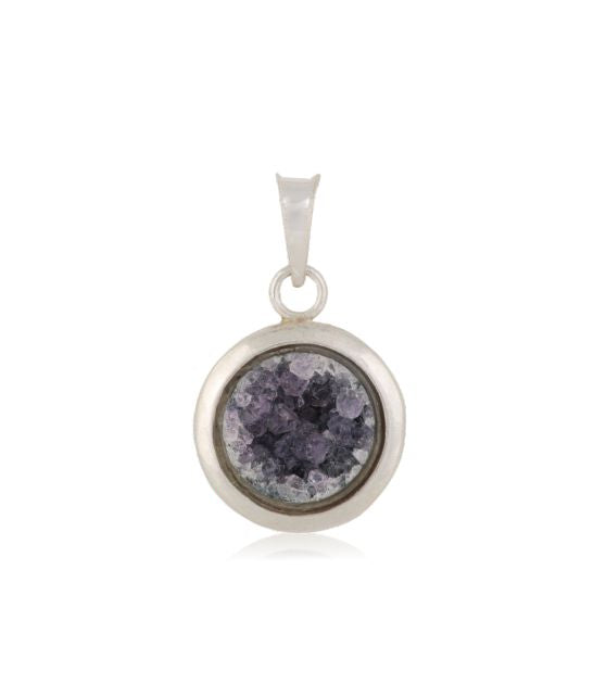 Amethyst Druse Pendant