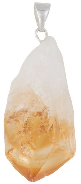 Citrine Rough Point Pendant