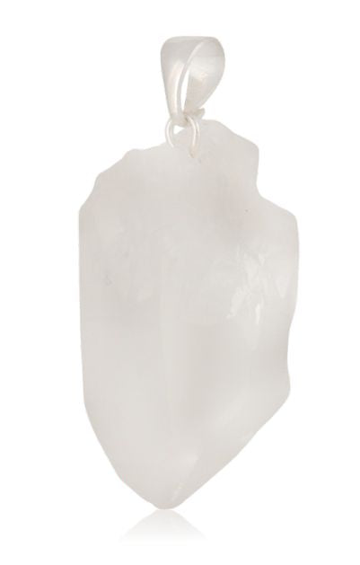 Selenite Rough Point Pendant