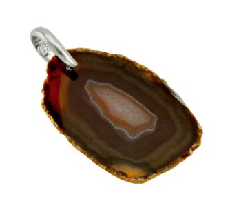 Agate Slice Pendant