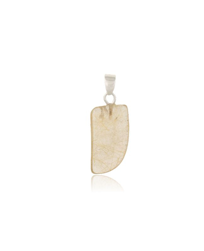 Hanging Crystal Druse Pendant