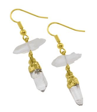 Crystal Point Earring