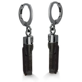 Black Tourmaline Earring