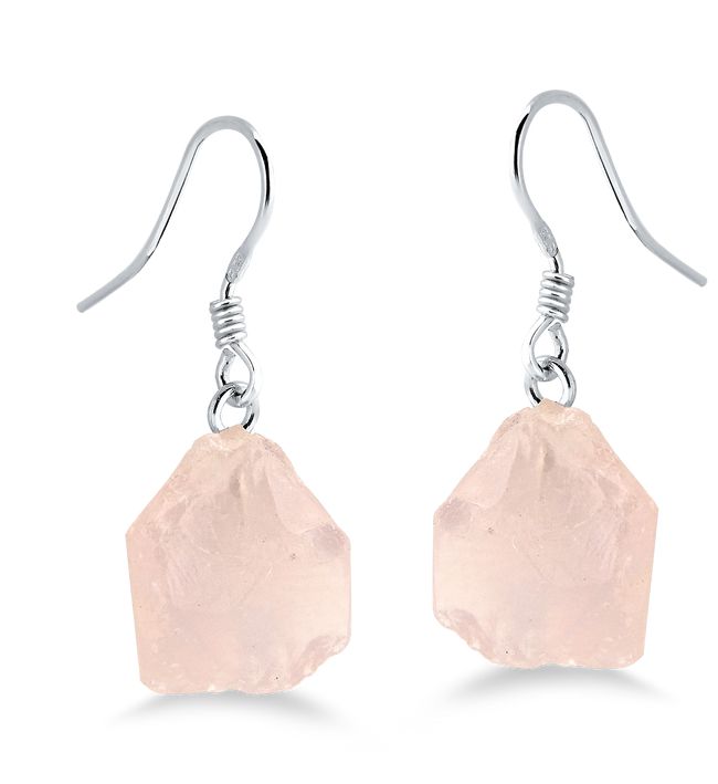 Rose Quartz Earring