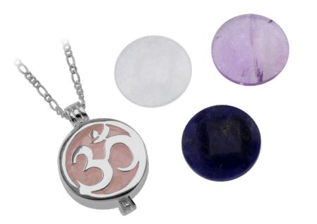 "OM" Crystal Necklace