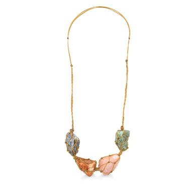 Rough Stones Mix #2 Necklace #2063.1