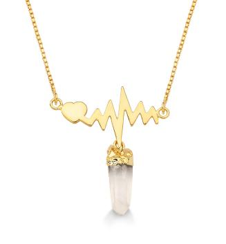 Heart Beat Crystal Necklace