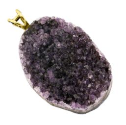 Amethyst Druse Pendant