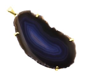 Agate Slice Pendant